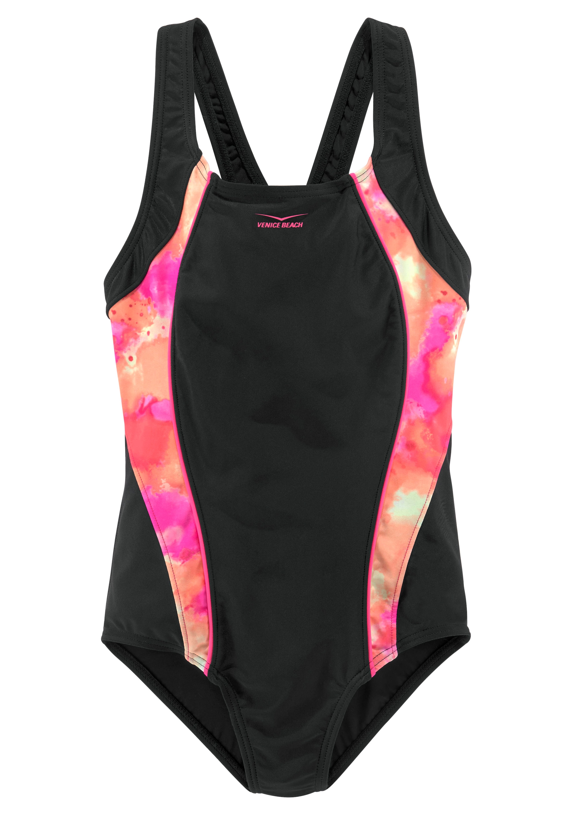 VENICE BEACH - Traje de baño en negro: frente