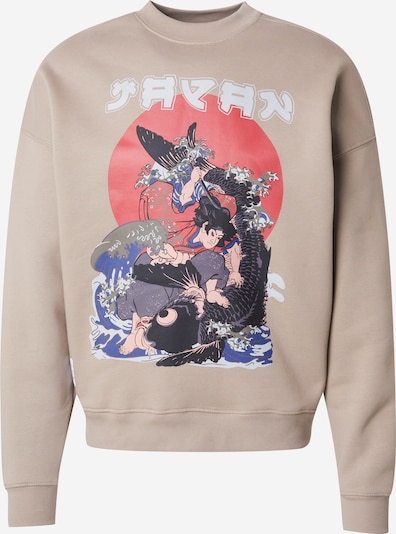 ALPHA INDUSTRIES Collegepaita 'Japan Warrior' värissä hiekka, Tuotenäkymä