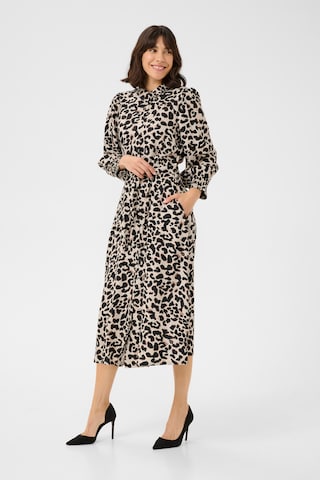 Kaffe Blousejurk 'Emina' in Beige: voorkant