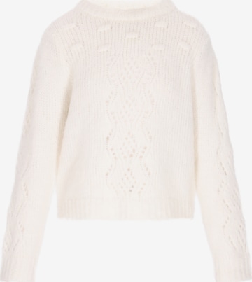 DreiMaster Vintage Pullover in Weiß: Vorderseite