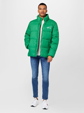 Giacca invernale di Tommy Jeans in verde