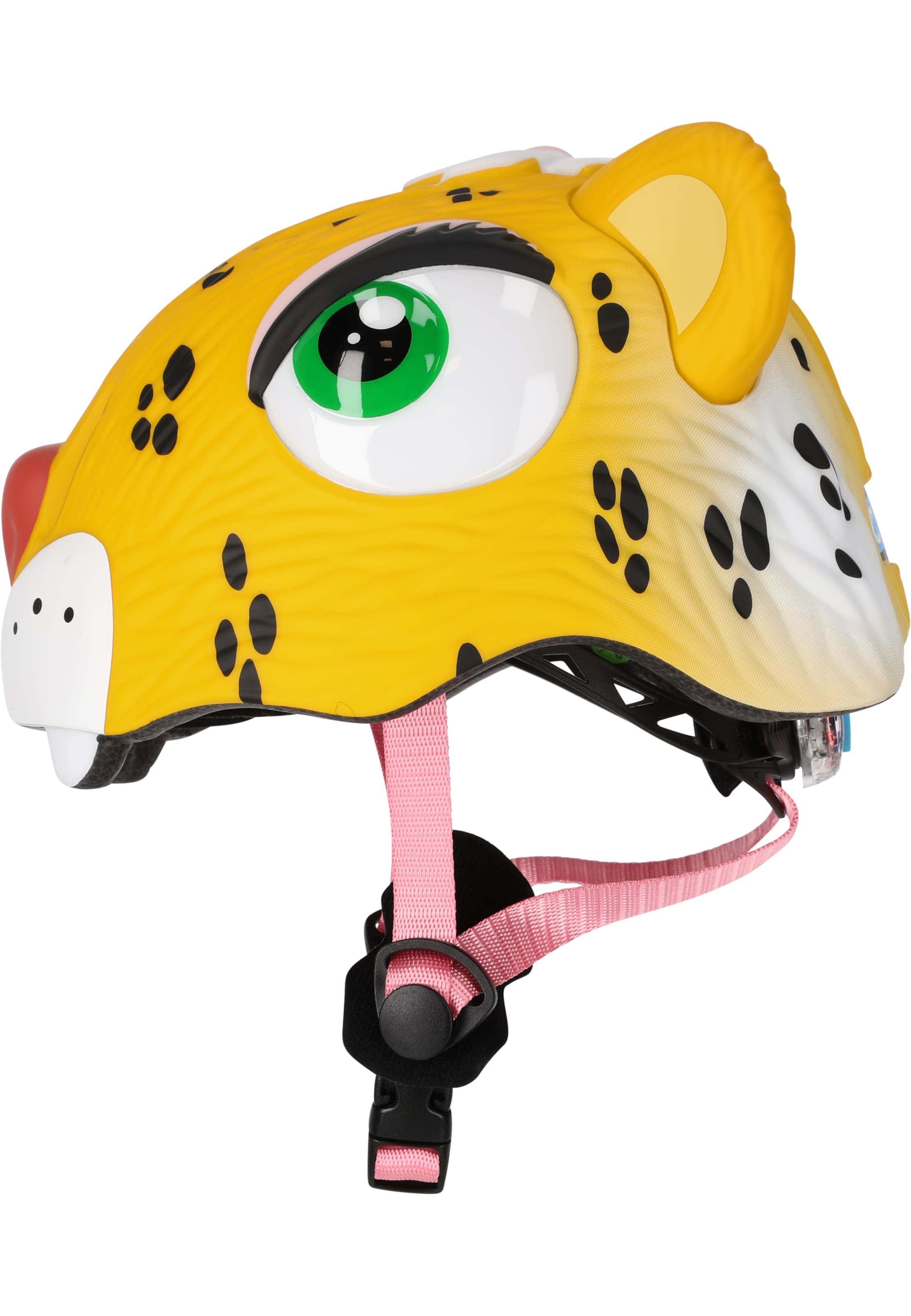 Crazy Safety Helmet 'Leopard' in Yellow