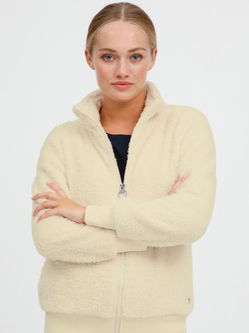 Oxmo Fleece Jacket 'Anneka' in White