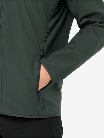 JACK WOLFSKIN - Casaco outdoor 'Bornberg' em verde