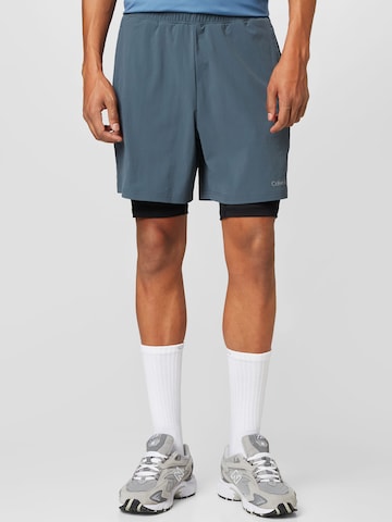 Regular Pantalon de sport Calvin Klein Sport en bleu : devant