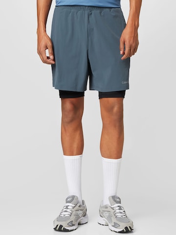 Calvin Klein Sport Regular Sportbroek in Blauw: voorkant