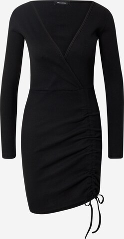 Trendyol Knitted dress in Black: front