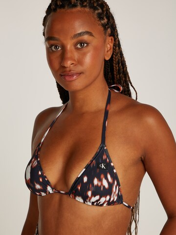 Calvin Klein Swimwear Triangel Bikinitop 'TRIANGLE' in Zwart