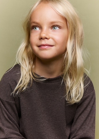 MANGO KIDS Tričko 'CHOCOSET' – hnědá
