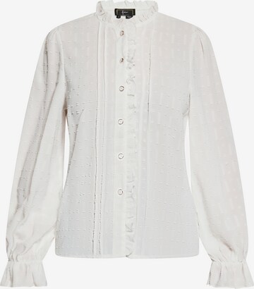 faina - Blusa em branco: frente