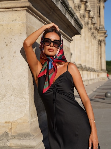 My Minelli - Chal 'Heron - Hand Rolled, 100% Silk Scarf' en rosa: frente