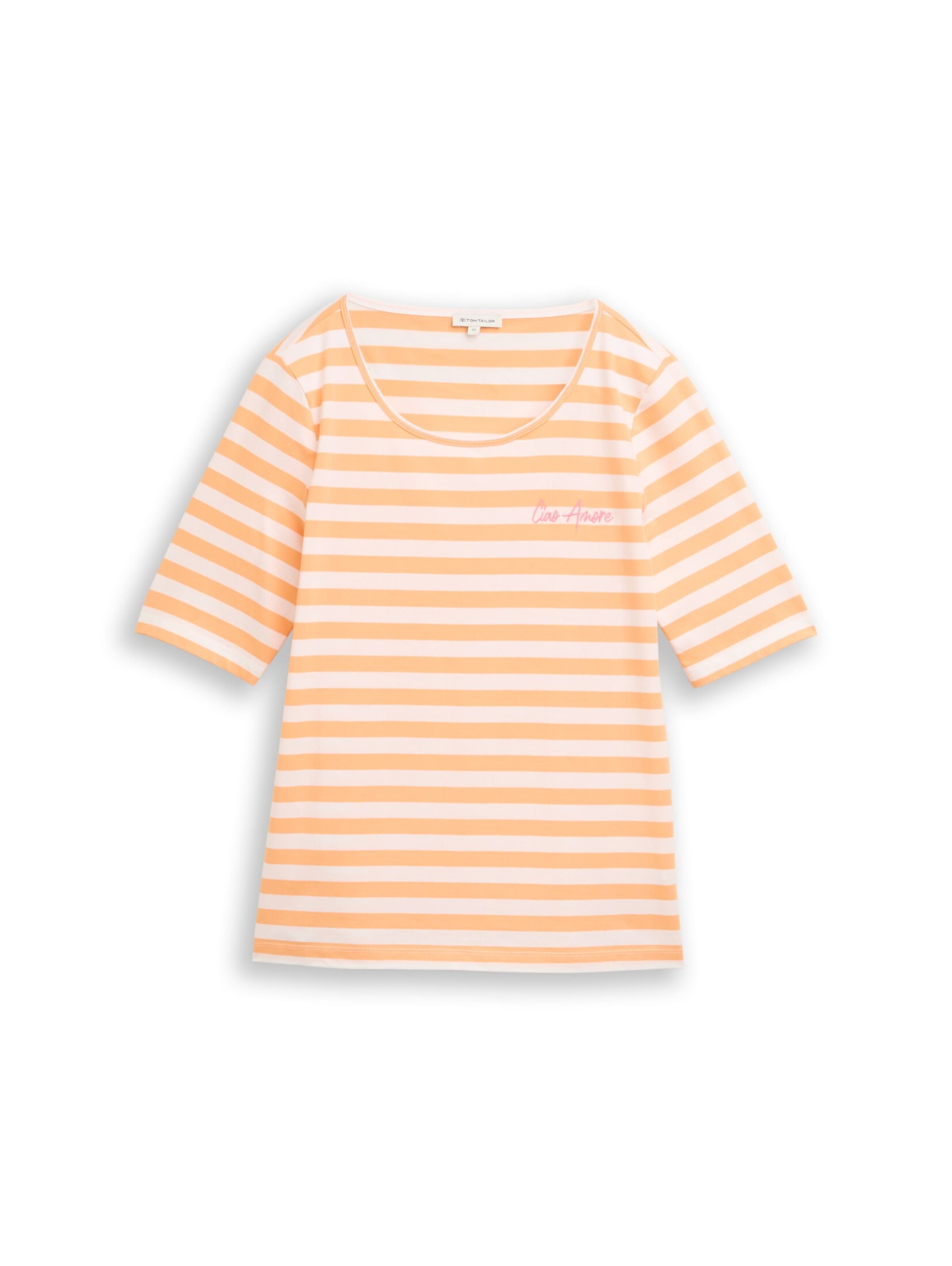 TOM TAILOR Shirt in Orange: front