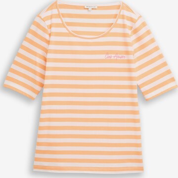 TOM TAILOR Shirt in Orange: front