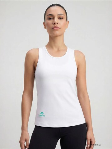 Top sportivo di Tommy Life in bianco