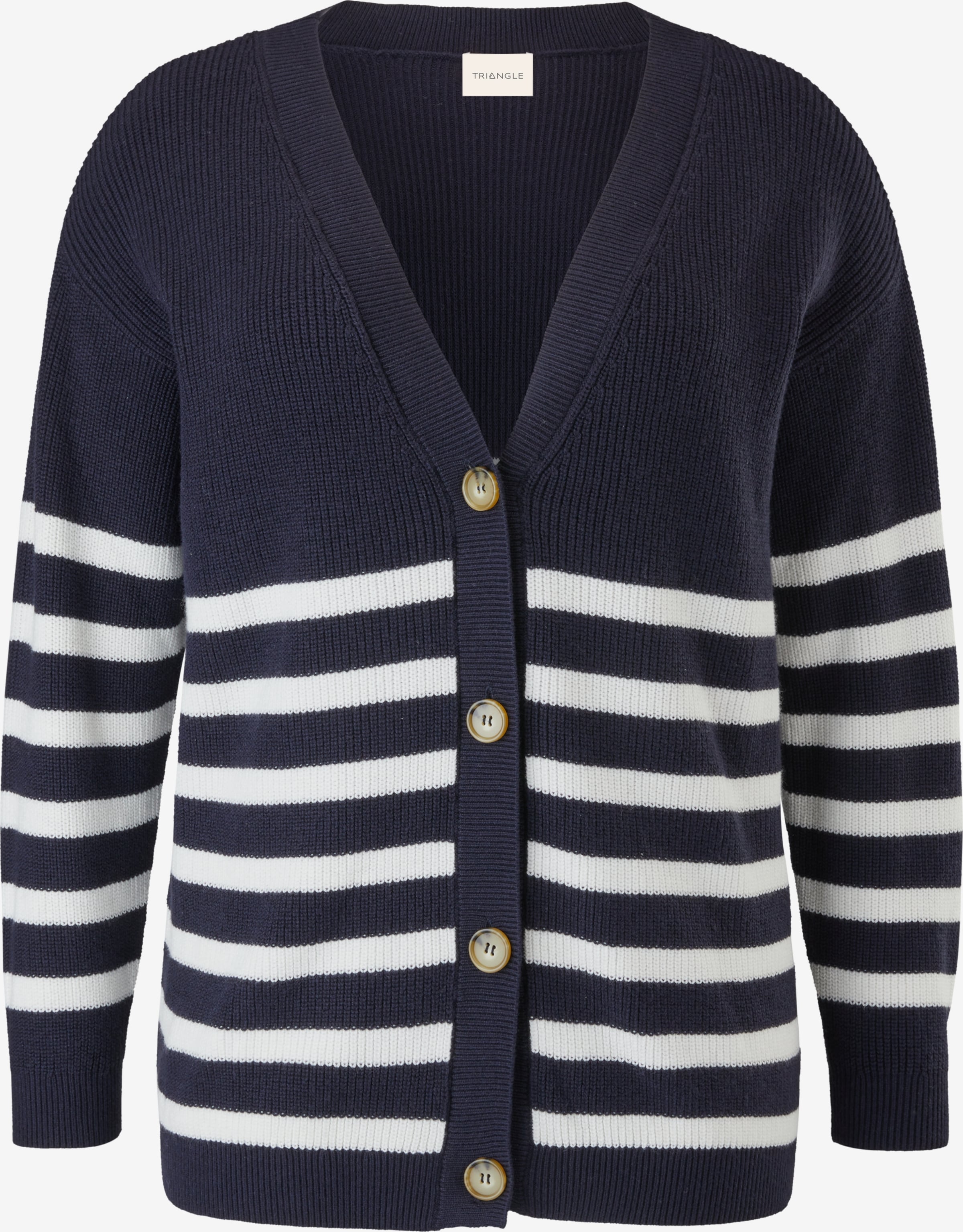 ABOUT in YOU | Navy Strickjacke TRIANGLE