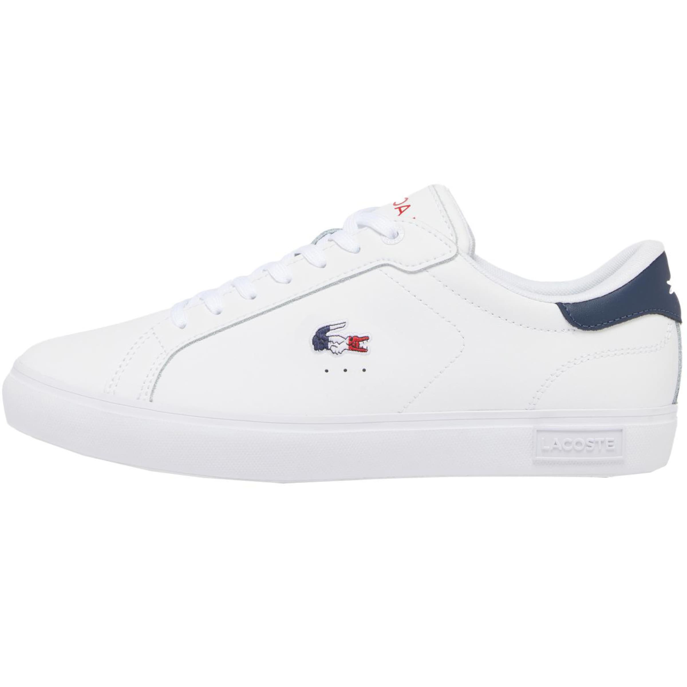 LACOSTE Sneakers in White: front