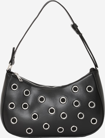 PIECES Olkalaukku 'PCALUANA' värissä musta: etupuoli