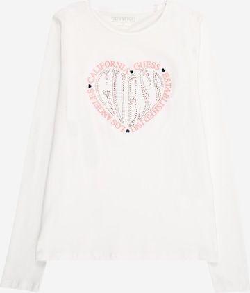 balta GUESS Marškinėliai: priekis
