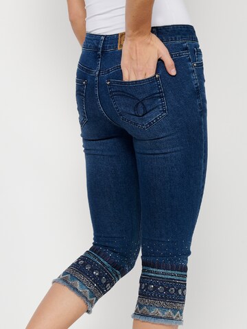 KOROSHI Skinny Jeans in Blau