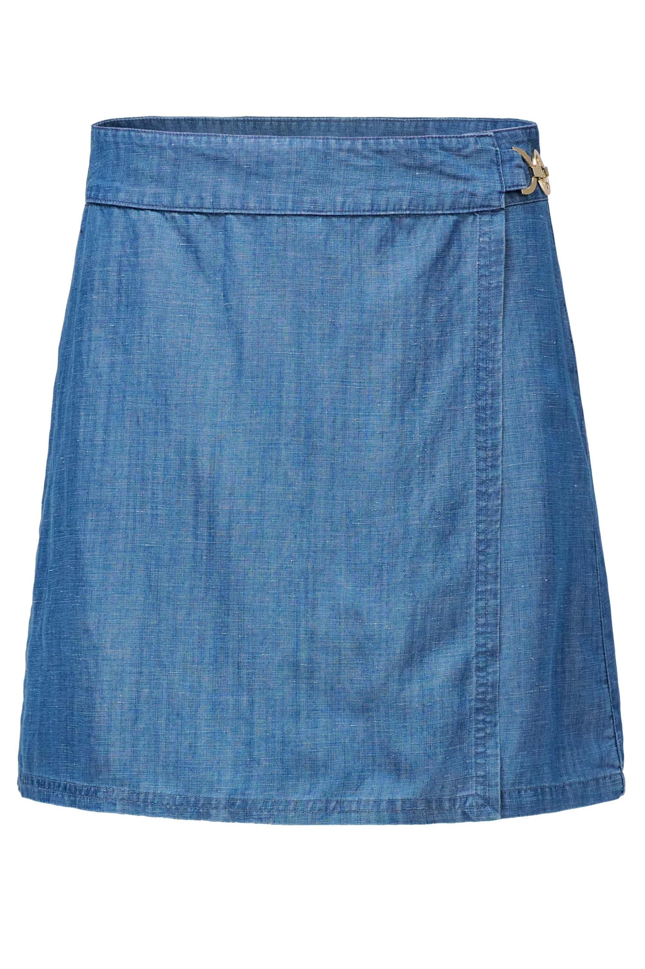 Salsa Jeans Rok in Blauw: voorkant