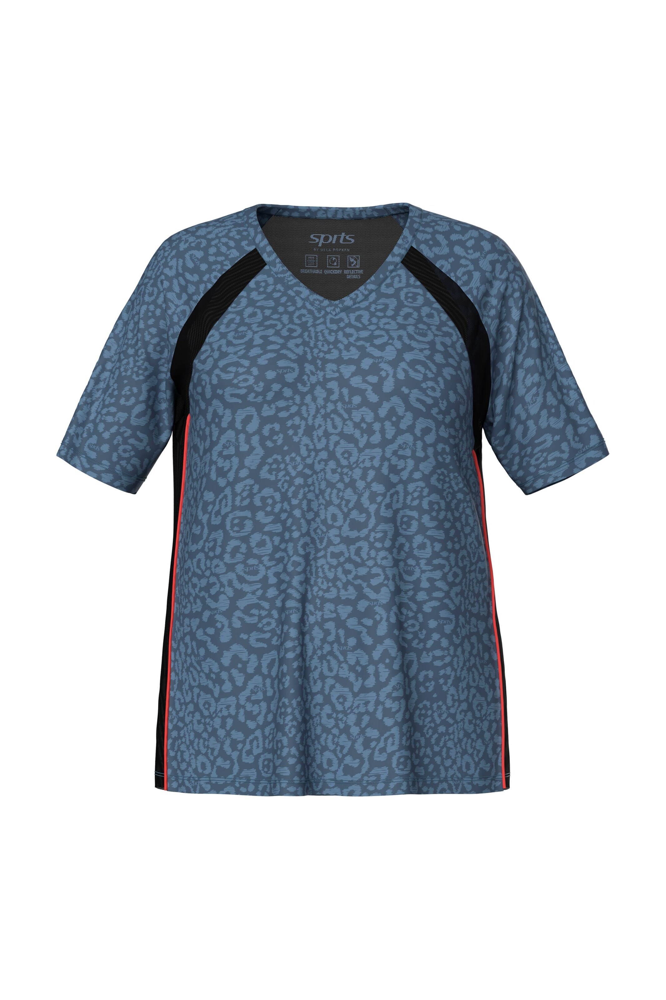 Ulla Popken Shirt in Blau: Vorderseite