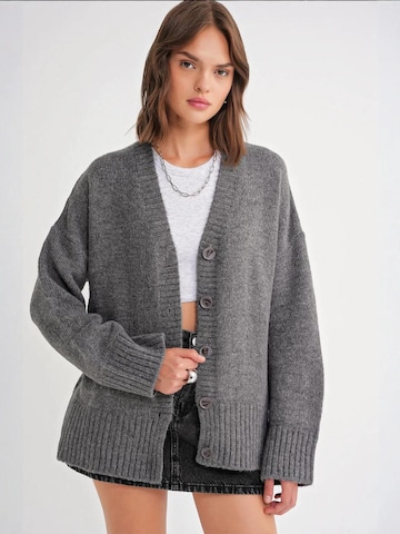 Giacchetta extra large di MixRay in grigio: frontale