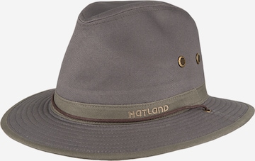Hatland Hat 'Campwood' in Grey: front