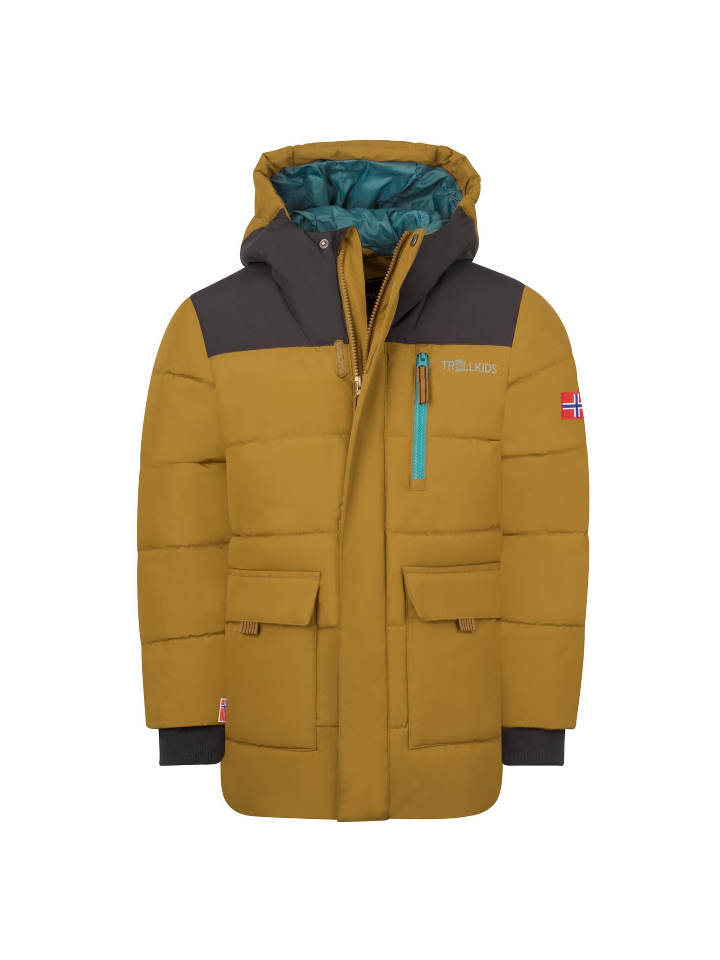 TROLLKIDS Winterjacke in Braun: Vorderseite