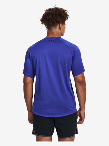 UNDER ARMOUR Functioneel shirt 'Tech Fade' in Blauw