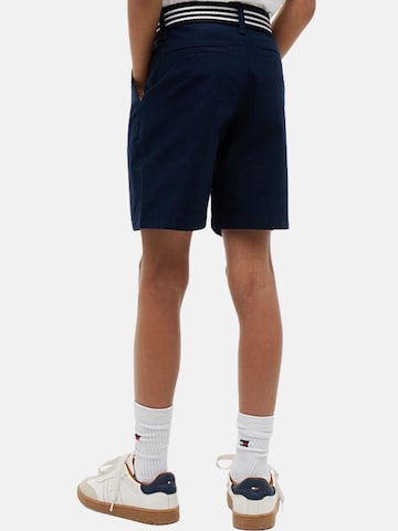 Baggy Pantalon 'BAGGY CHINO BELTED SHORT BERMUDA' Tommy Hilfiger Kids en bleu