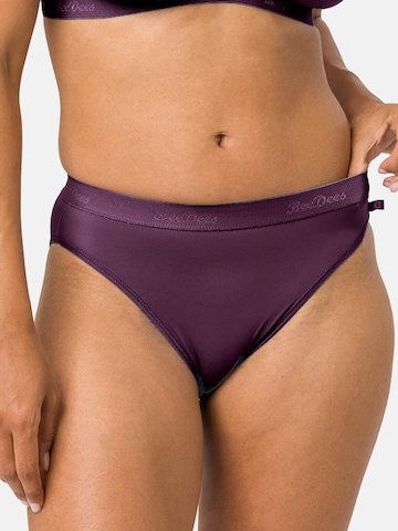BeeDees Panty 'Slip Microfun Tai mit Elastikbund' in Purple