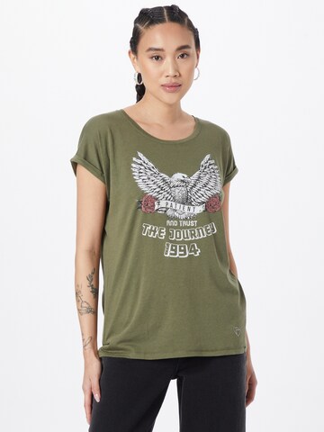 Key Largo Shirt 'EAGLE' in Groen: voorkant