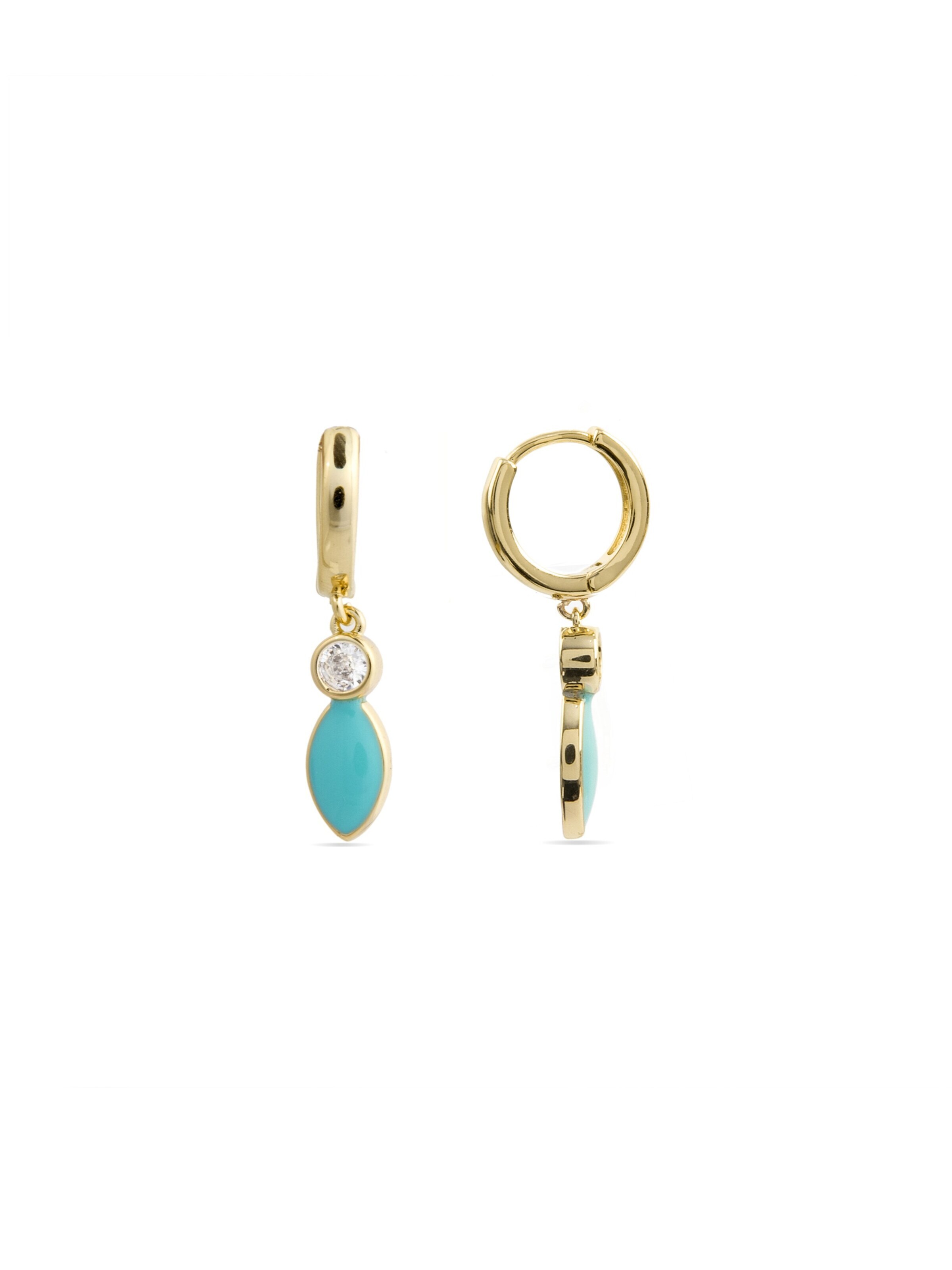 LUXBYLUX Earrings in Blue: front