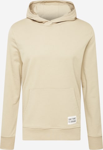 BRAVE SOUL Sweatshirt in Beige: front