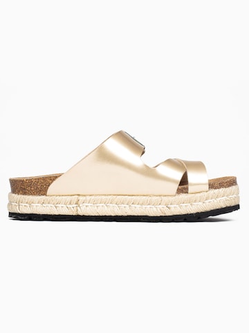 Bayton - Zapatos abiertos 'Tenerife' en oro