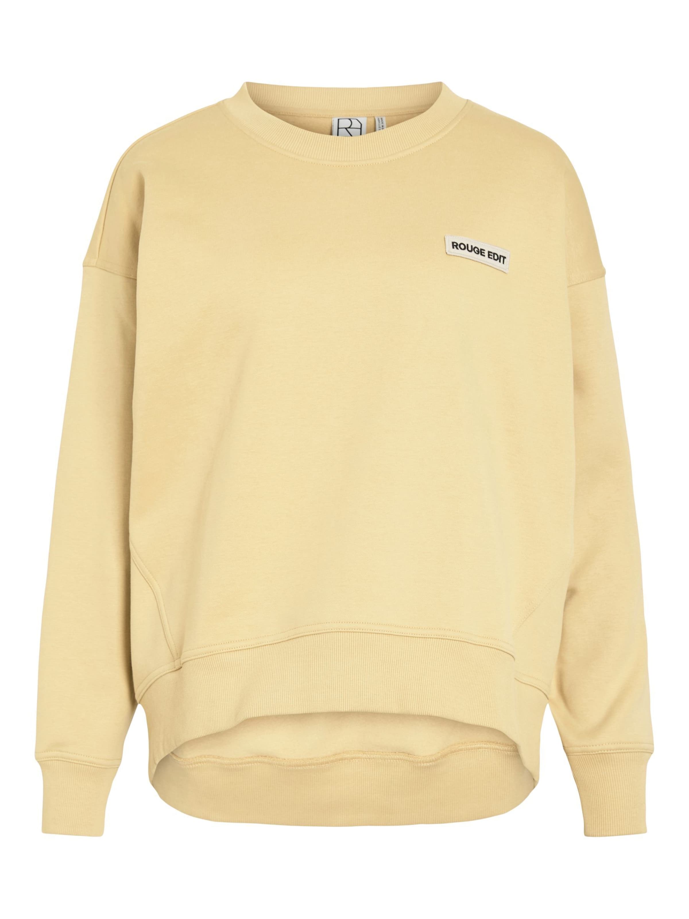 ROUGE EDIT Sweatshirt i gul: forside