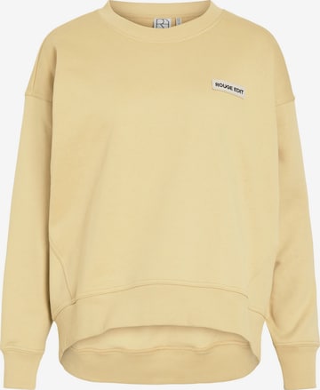 Sweat-shirt ROUGE EDIT en jaune : devant