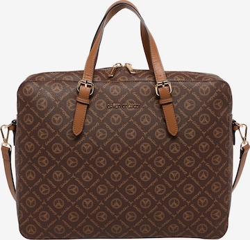 Carlo Colucci Laptop Bag ' Desiderati ' in Brown: front
