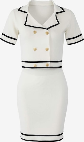 Trendyol Костюм в Бежевый: спереди