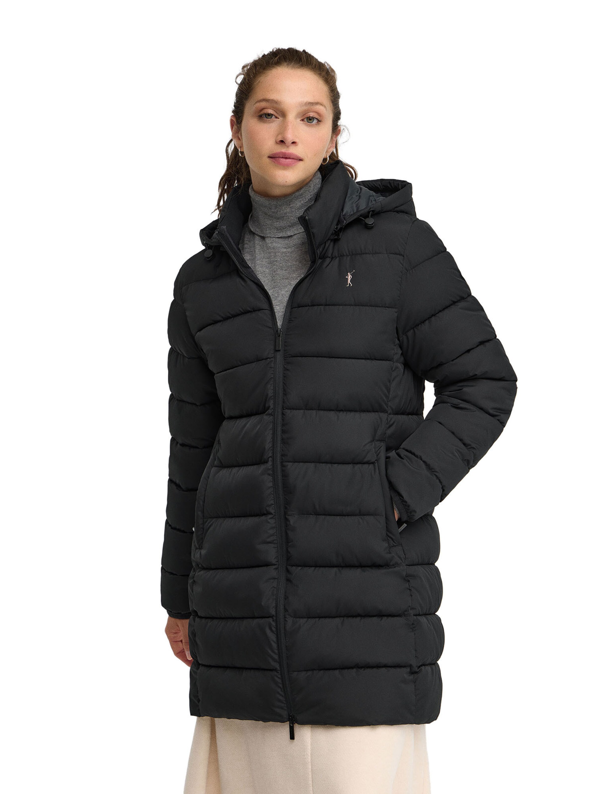 Polo Club Winter Jacket in Black: front