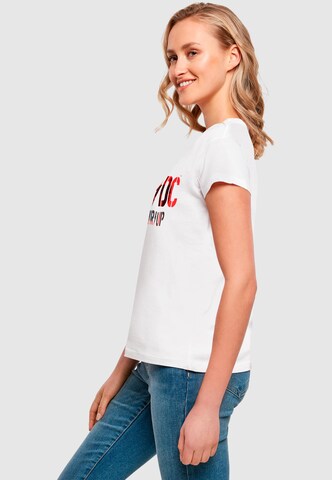 Merchcode Shirt 'ACDC - PWRUP' in White