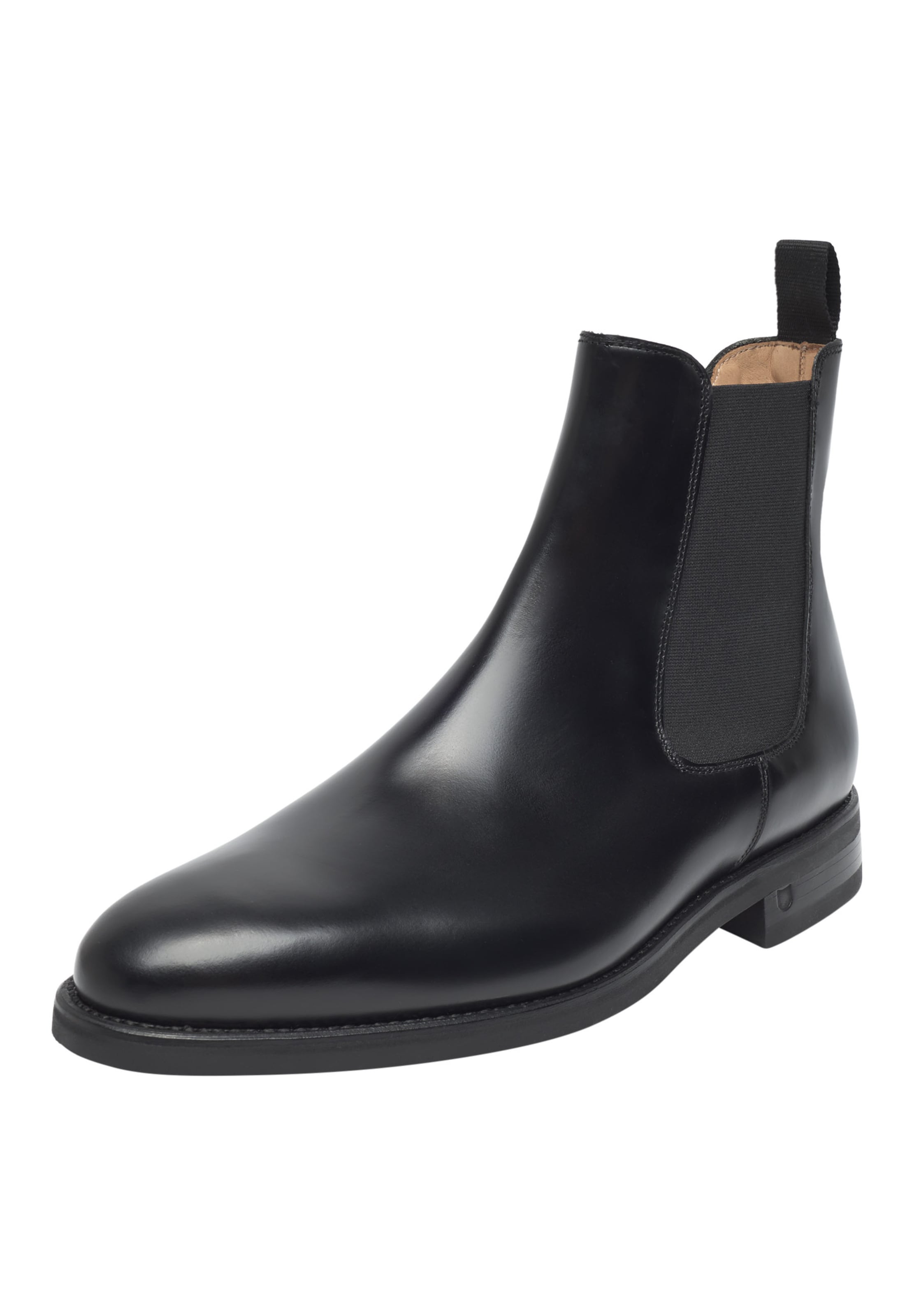 Henry Stevens Chelsea boots ' Marshall CB4 ' in Black: front