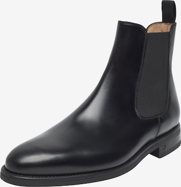 Henry Stevens Chelsea Boots ' Marshall CB4 ' in Schwarz: Vorderseite