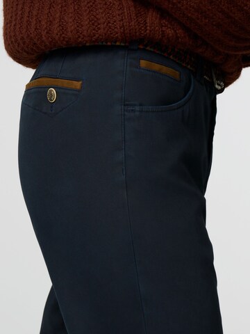 MEYER Slimfit Hose 'Dublin' in Blau