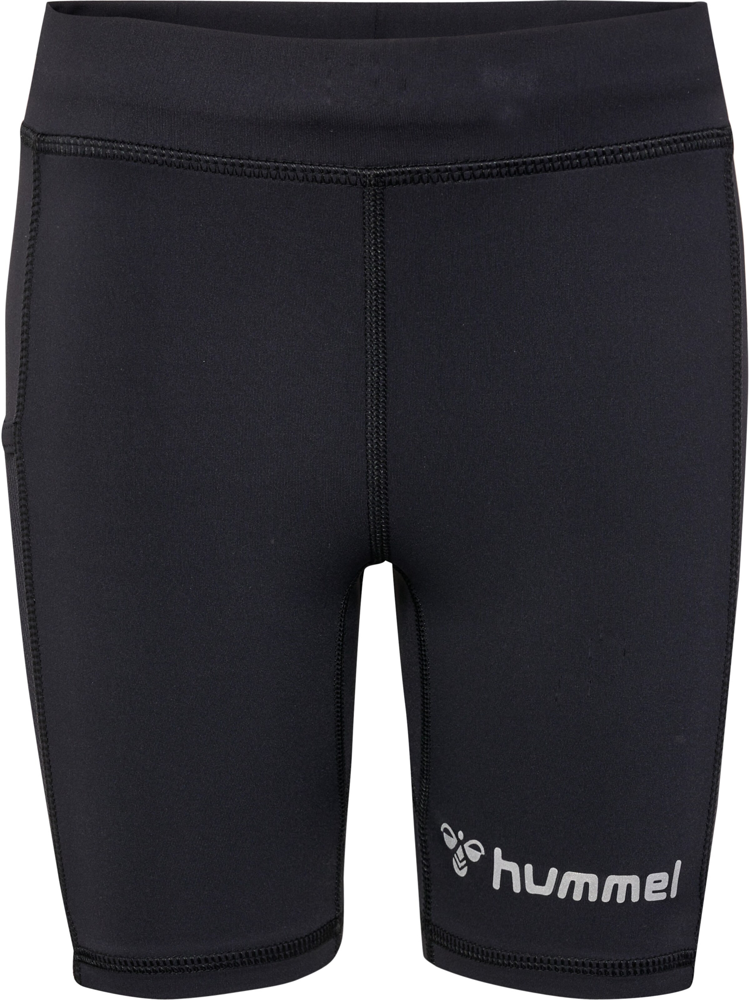 Hummel Skinny Sportshorts in Schwarz: Vorderseite