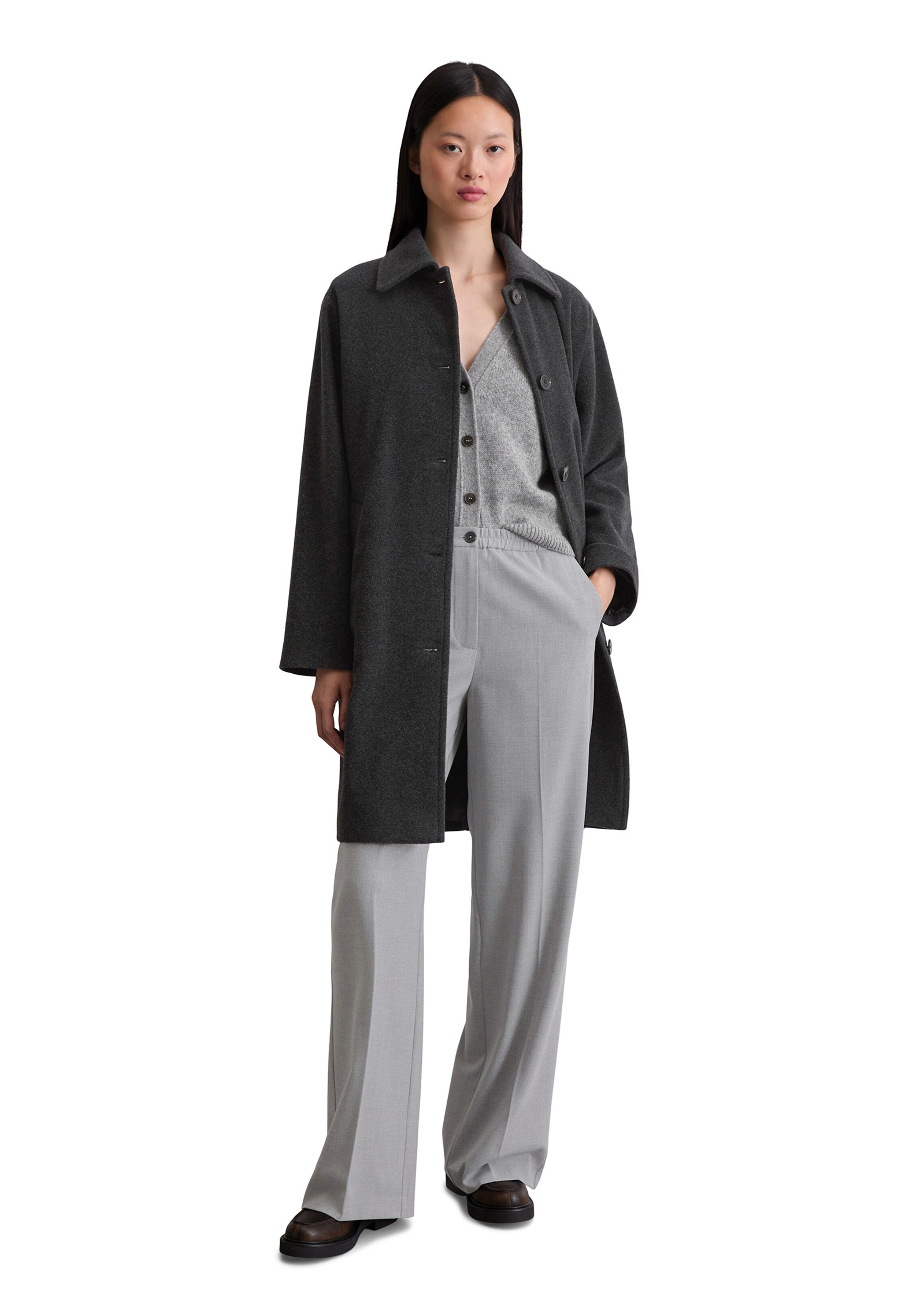 Marc O'Polo Tussenmantel in Grijs