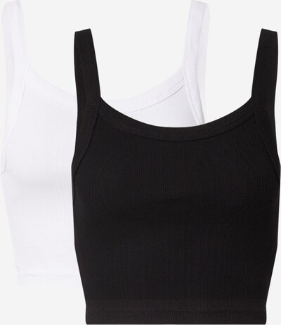 WEEKDAY Top 'Kristy' in Black / White, Item view