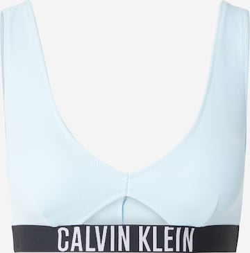mėlyna Calvin Klein Swimwear Biustjė Bikinio viršutinė dalis: priekis