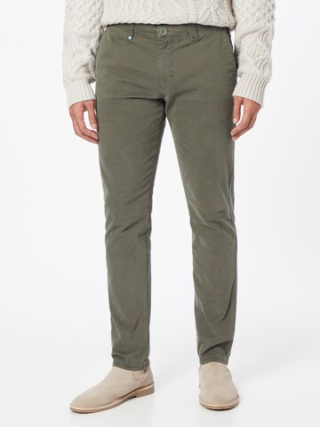 No Excess - regular Pantalón chino en verde: frente