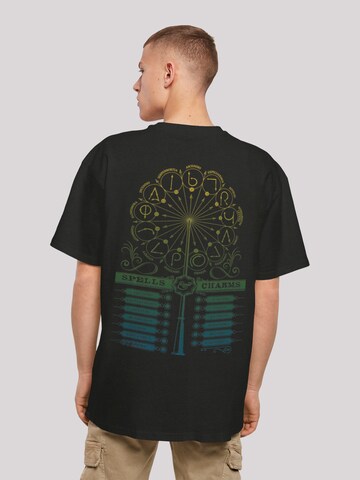 F4NT4STIC T-Shirt 'Harry Potter Wingardium Leviosa Spells Charms' in Schwarz
